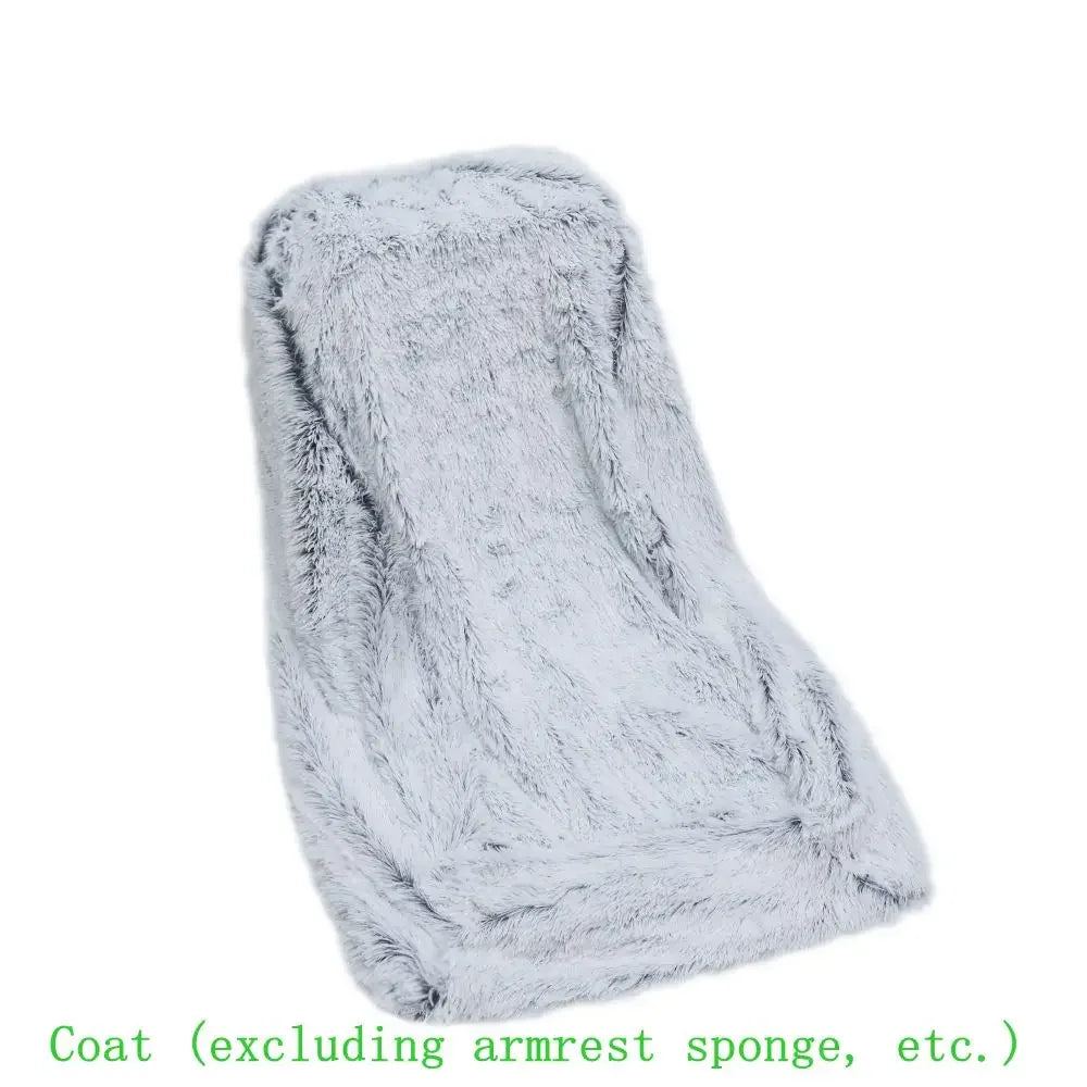 Large pet dog luxury sponge bed for human use, giant pet cat dog bed, shared leisure luxury dog bed for pets and people