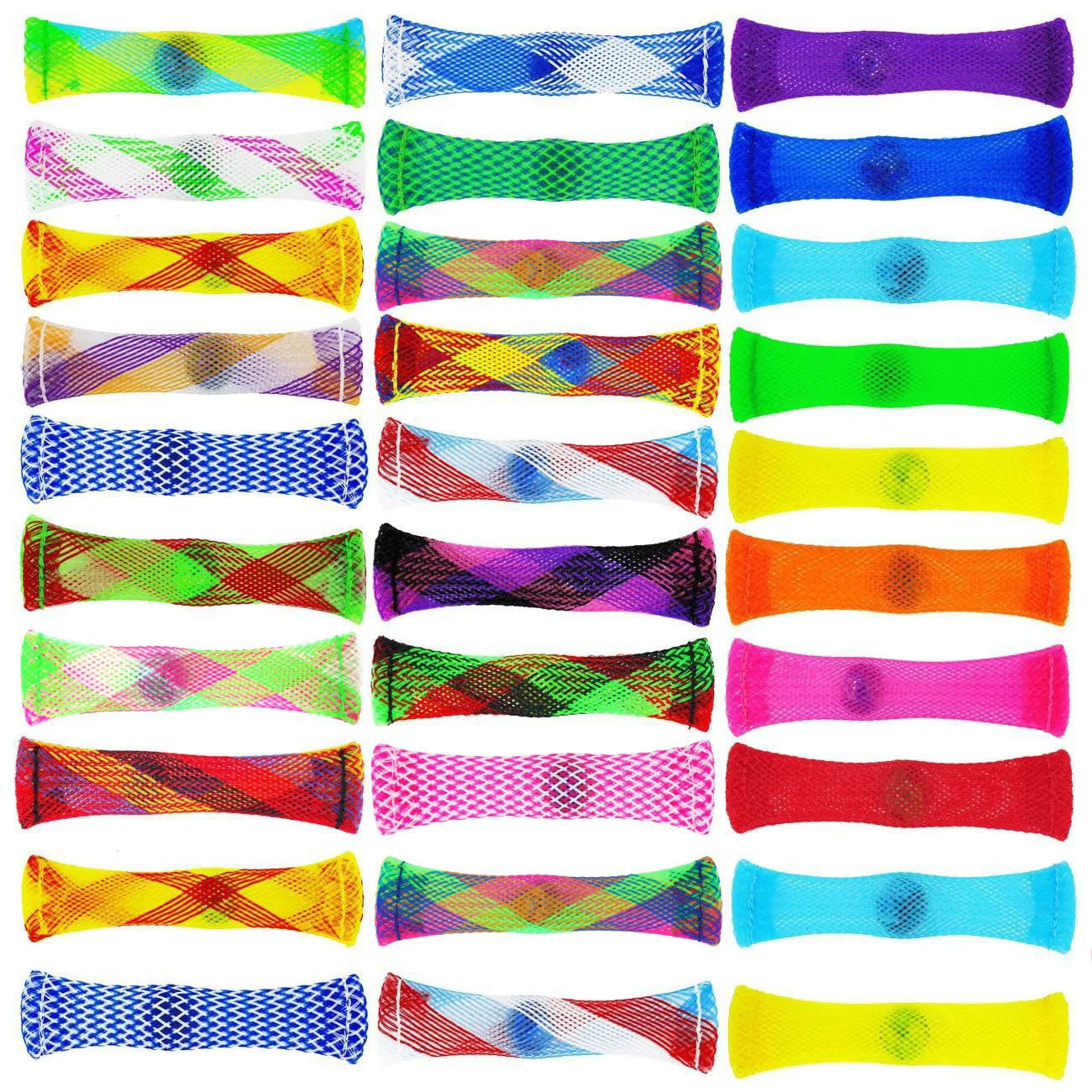 5-30pcs Marble Mesh Fidget Sensery Toys For Autism And ADHD Fingertip toy Release anxiety stress toy Adult children Party Favors