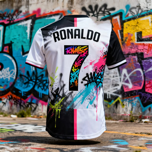 New Arrival Summer Men Jersey Top Fashion Ronaldo Jersey Football Jersey Women Jersey T-Shirts Adult For Women Tshirt Kid Jersey