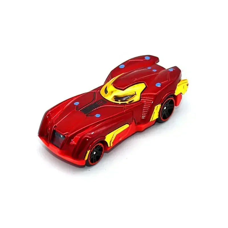 6Pcs/set Marvel Racing Cars Avengers Car Captain America Hulk Ironman Spiderman Venom Action Figures Kids Birthday Gift