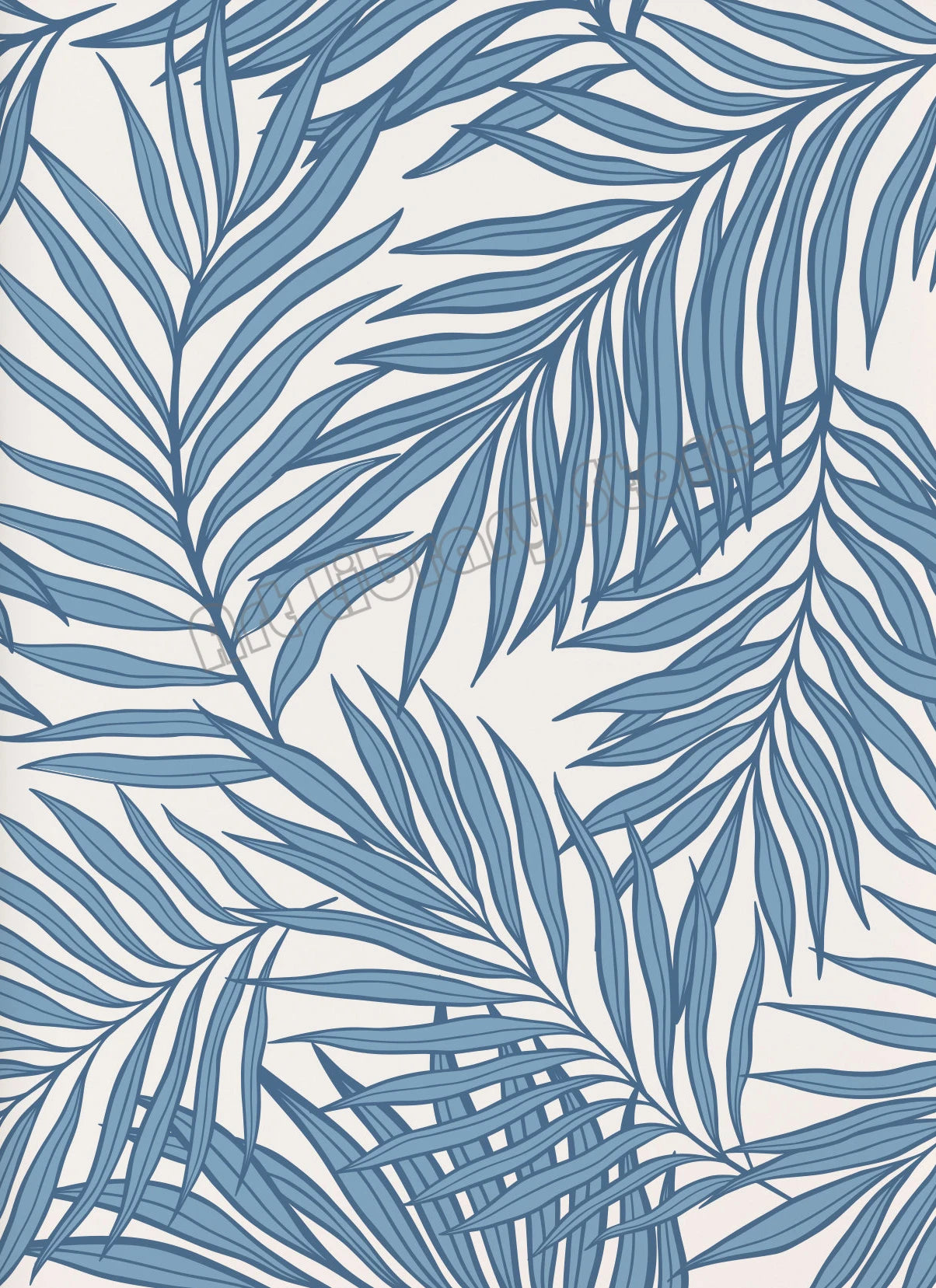 Retro Trendy Abstract Beach Coastal Blue Seashell Palm Tree Bikini Poster Canvas Painting Wall Art Pictures Home Bathroom Decor