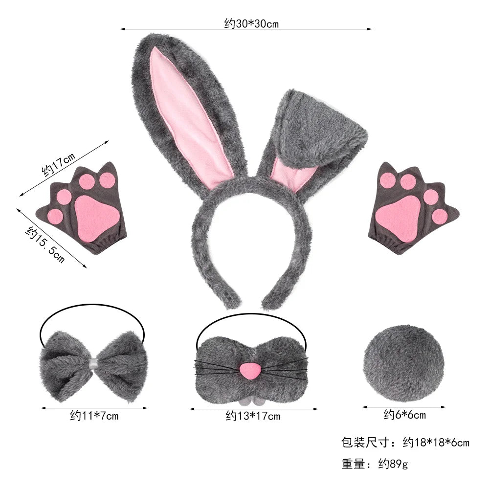 Girl Cosplay Disney Judy Hopps Police Officer Dress Zootopia Bunny Costume Kids Dress Up Halloween Rabbit Dress Outfits