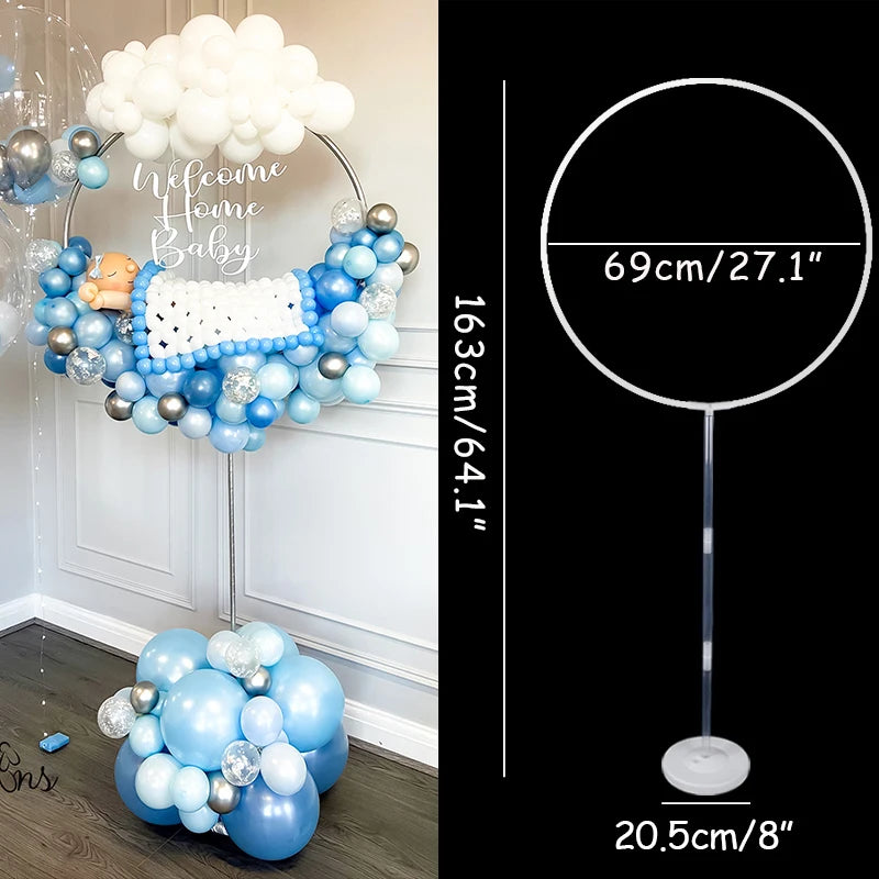 1/2 set Latex Balloon Holder Balloons Stand Column Metallic Balloons Baby Shower Kids Birthday Party Wedding Decoration Supplies