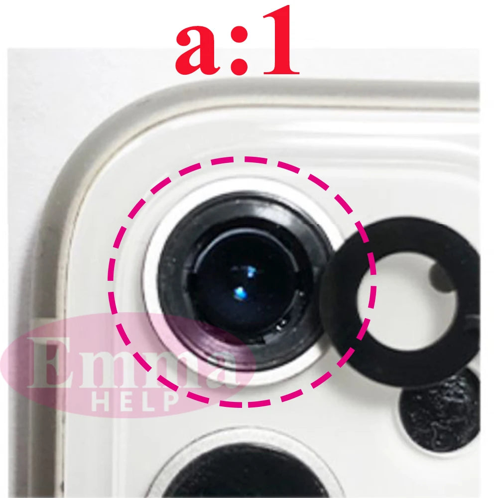 1Set Original Sapphire Rear Camera Glass Replacement for iPhone 16 15 14 Pro Max 12 13 Mini 15 Plus Camera Lens Repair Tool Kits