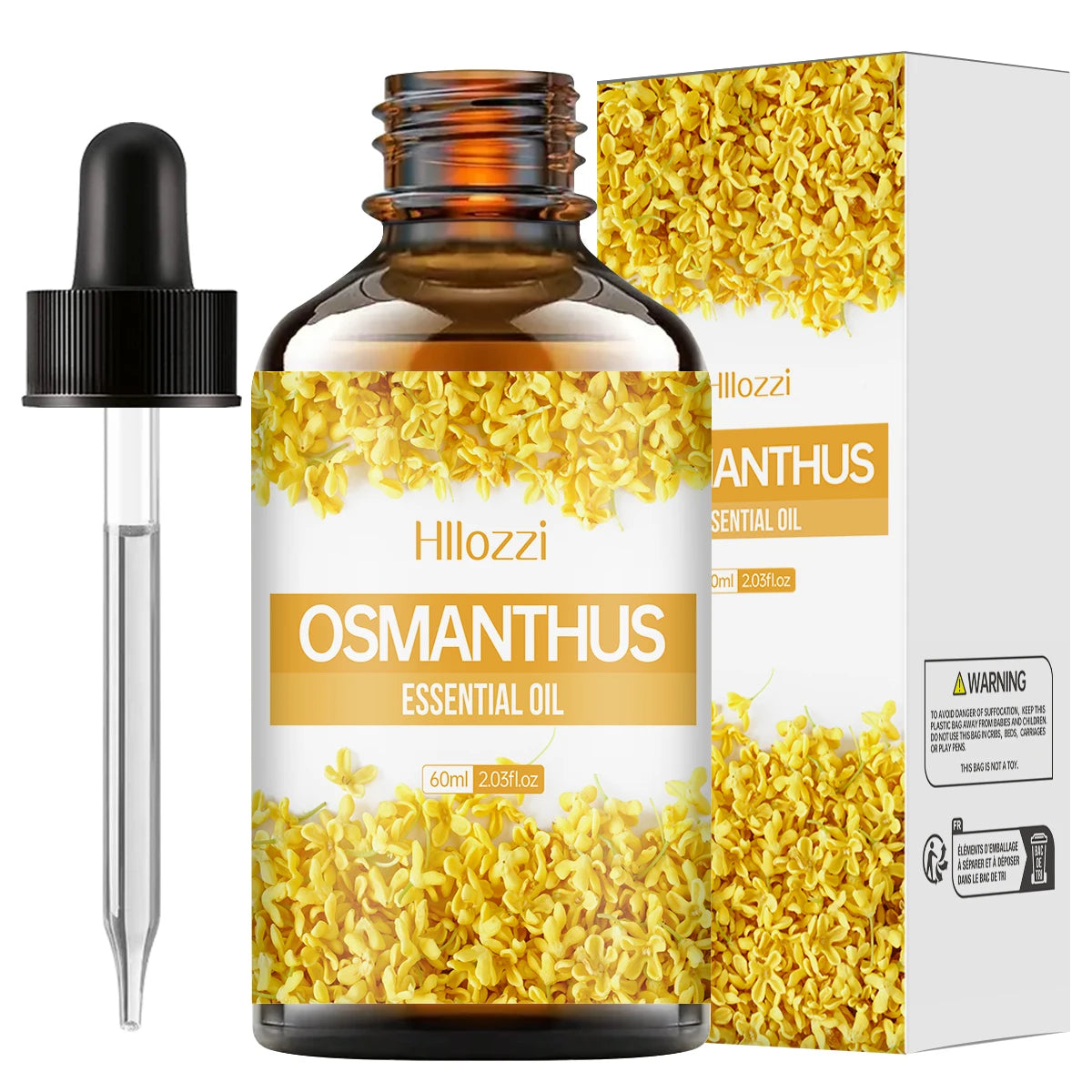 100ml/60ml/30ml Osmanthus essential oil Plant essential oil Pure essential oil Humidifier Aromatherapy Soap DIY Production