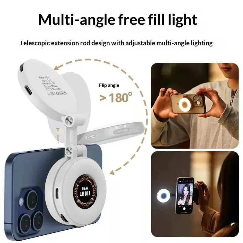 Mobile Phone Tablet Magnetic Fill Light, Portable Handheld Lighting