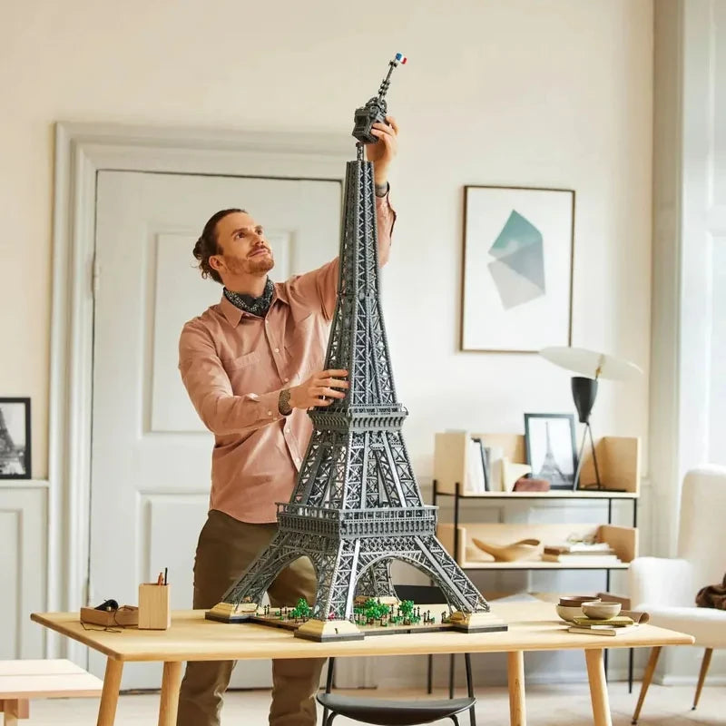 10001 Pcs Large Eiffel Tower Building Blocks Bricks Kids Birthday Christmas Gifts Toy Compatible 10307 10181 17002 In Stock