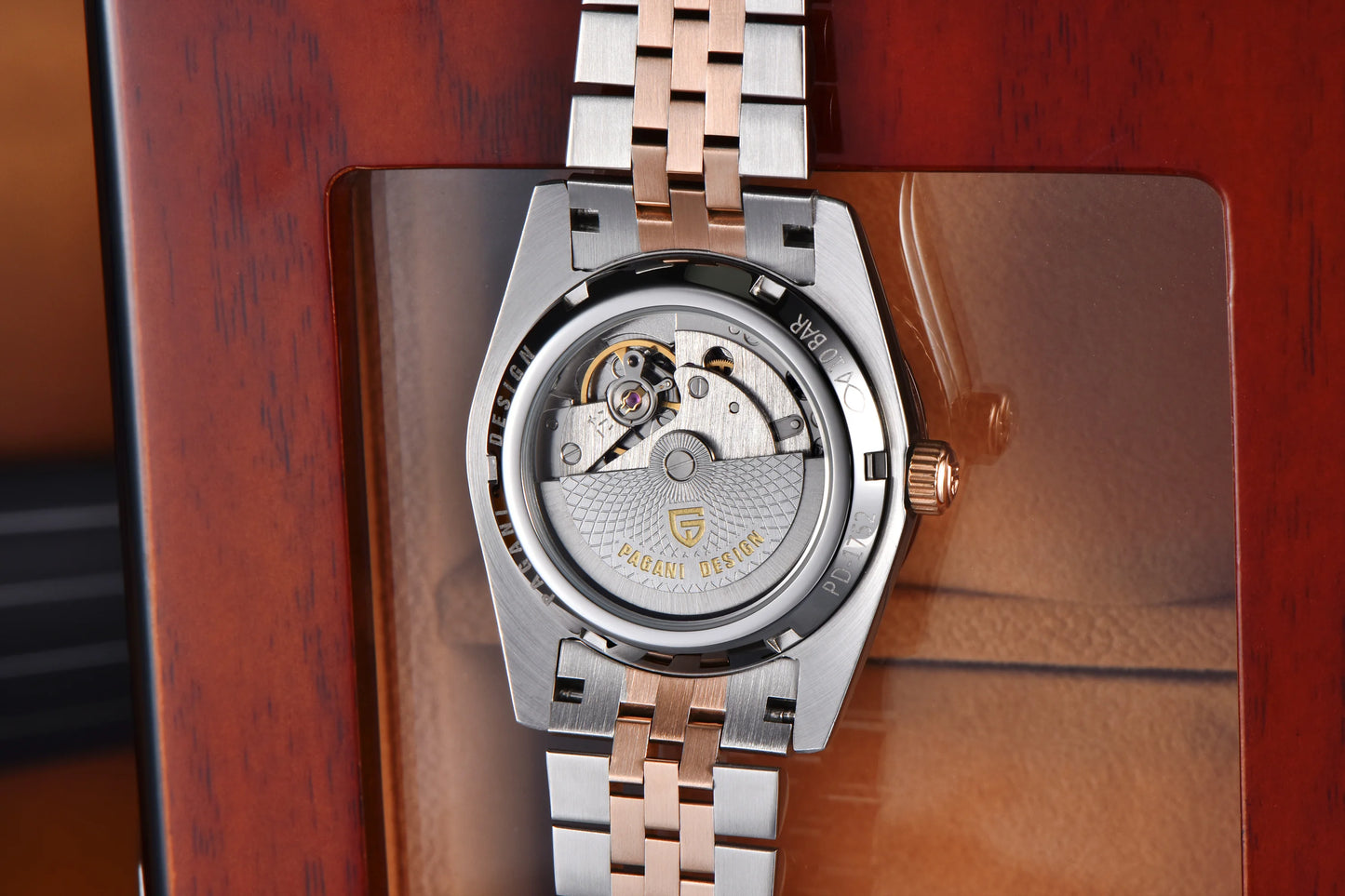 PAGANI DESIGN 2026 New Enamel Dial DD36 Luxury Silver Gold Automatic Watch For Men AR Sapphire crystal Mechanical Wristwatch Men