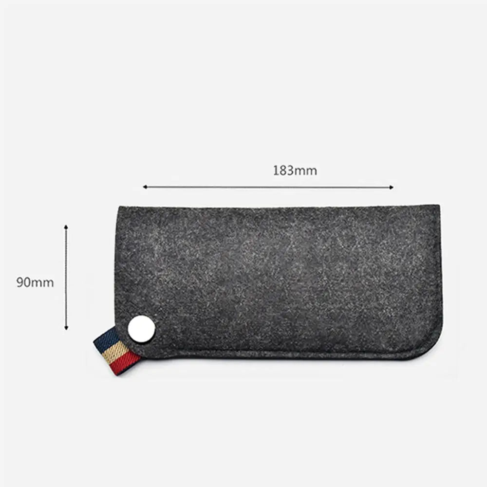 2019 New Unisex Fashion Felt Sunglasses Storage Bags For Men Women Colorful Candy Eyeglasses Box Soft Bag Accessoires