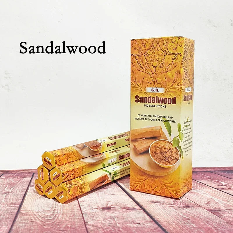 YXYMCF 1 Big Box Indian Incense Sticks White Sage Meditation Lavender Palo Santo Cense Purifying Air Deodorization Aromatherapy