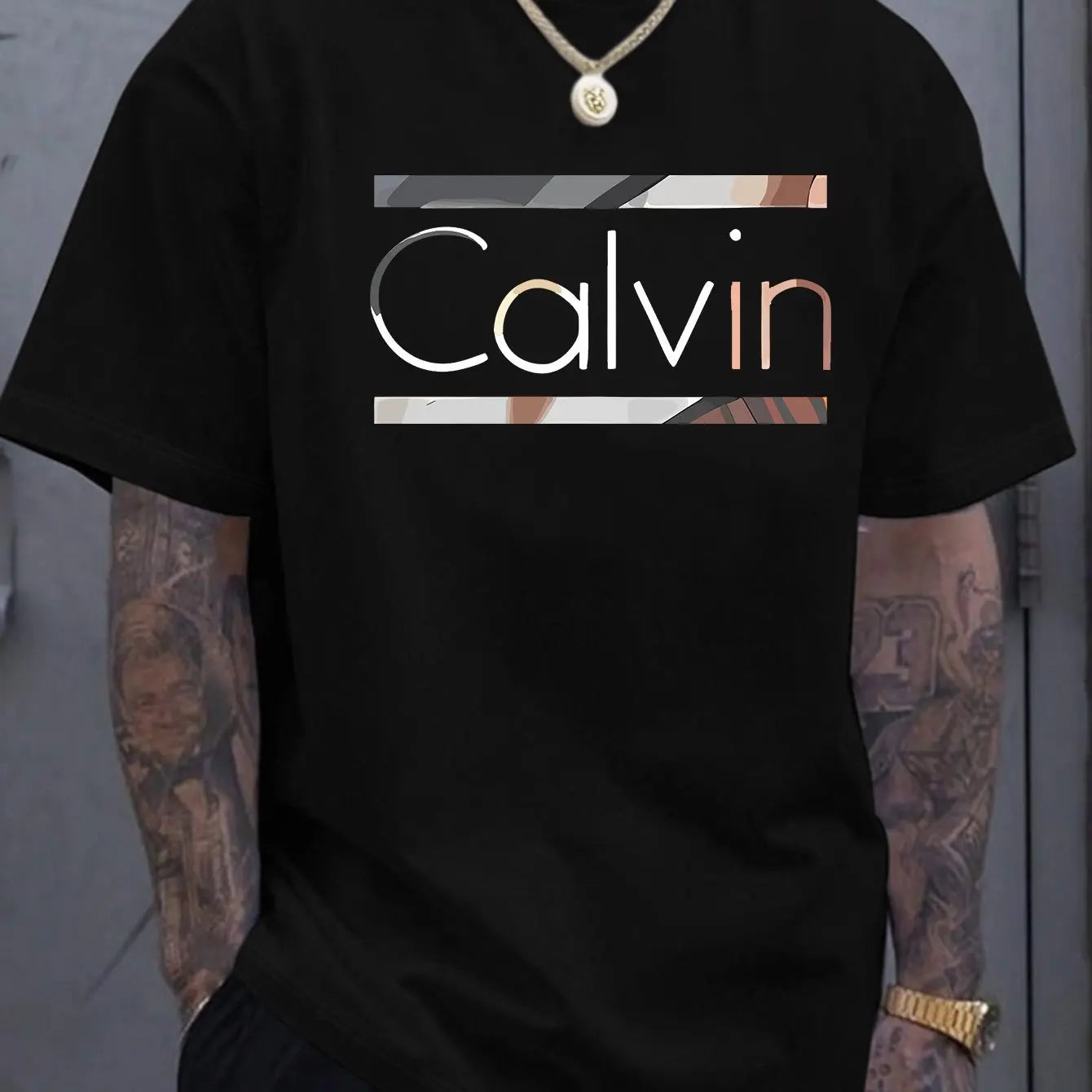 2026 Fashion 100% pure cotton unisex printed T-shirt with letter print round neck short sleeved shirt