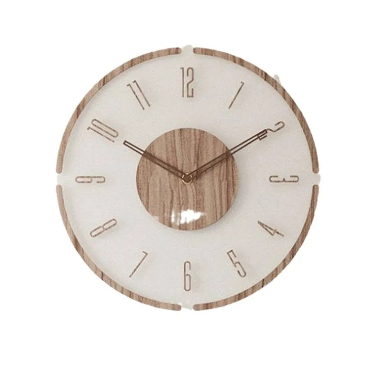 Modern Transparent Floating Digital Wall Clock Decoration Special Material Disk Battery Powered Home Decorative Wall Clock