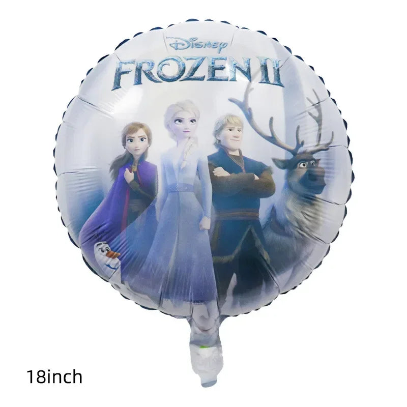 1pcs Princess Frozen Balloon Cartoon Elsa Anna Olaf Foil Balloon for Children's Birthday Party Baby Shower Decoration