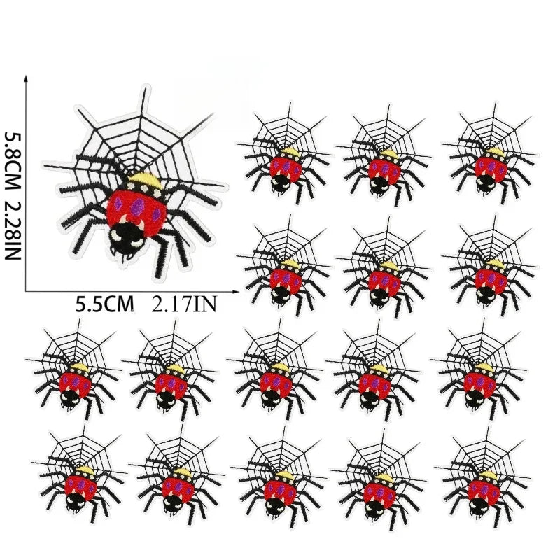 10/23PCS Wholesale Lots/set of Horror Ghost Haunted House Mummy Patch  Embroidery DIY Cloth Sticker Badge Ironing Jeans/cloak