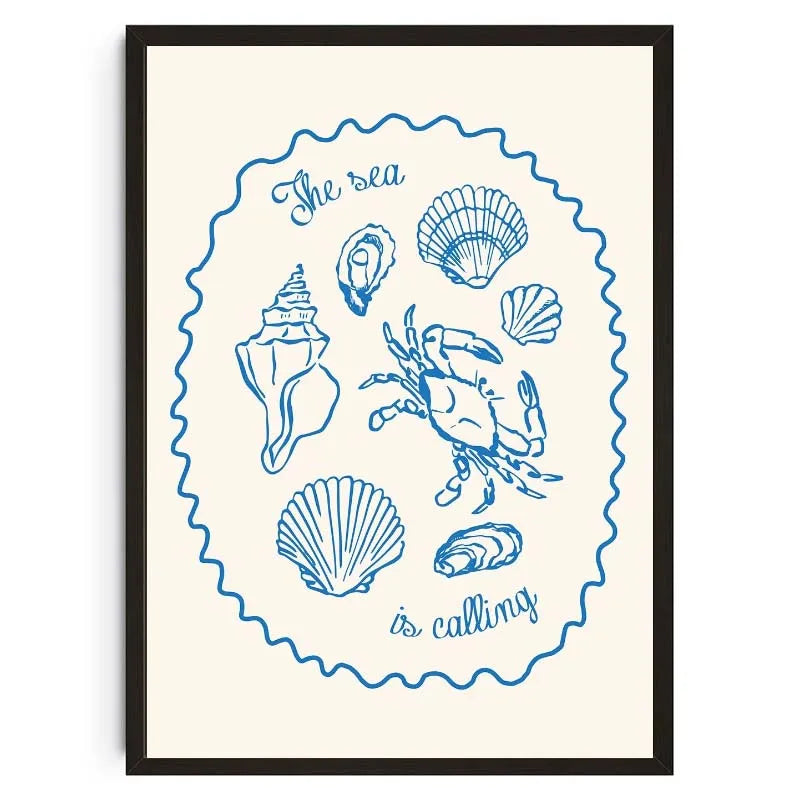 Seashells Meet Me At The Beach Poster Summer Sea Bikini Coastal Quotes Canvas Painting Trendy Wall Art Room Home Decor