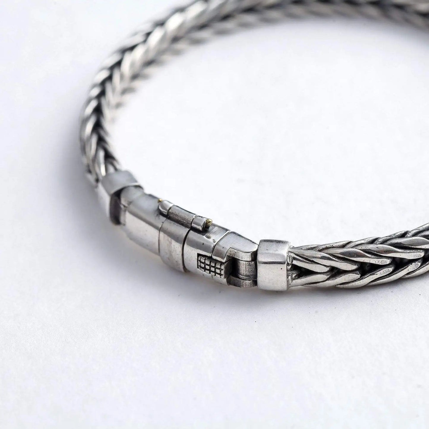 S925 Sterling Silve Twisted Bracelets For Men Hip Hop Handmade Exquisite Unique Fashion Jewelry Gift Factory Price