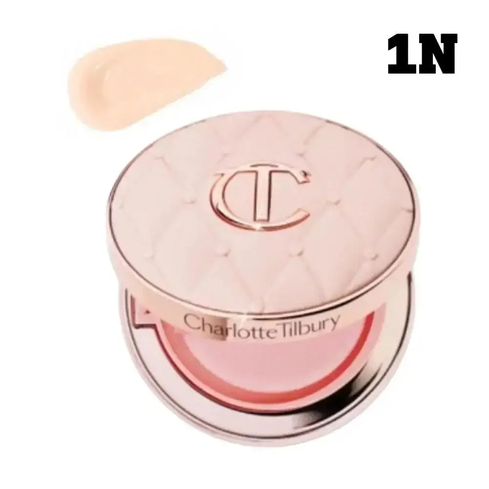Charlotte Tilbury Soft Light Oil Control Liquid Foundation Small Gold Plate Powder Micro Light Powder Air Cushion Natural Makeup