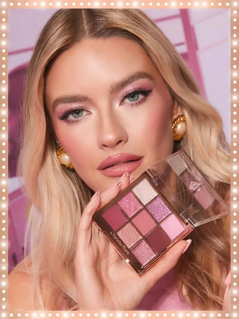 Charlotte Tilbury Liquid Foundation Cushion Foundation Setting Spray Pressed Powder Love 2 Color Powder Blusher Eyeshadow Rouge