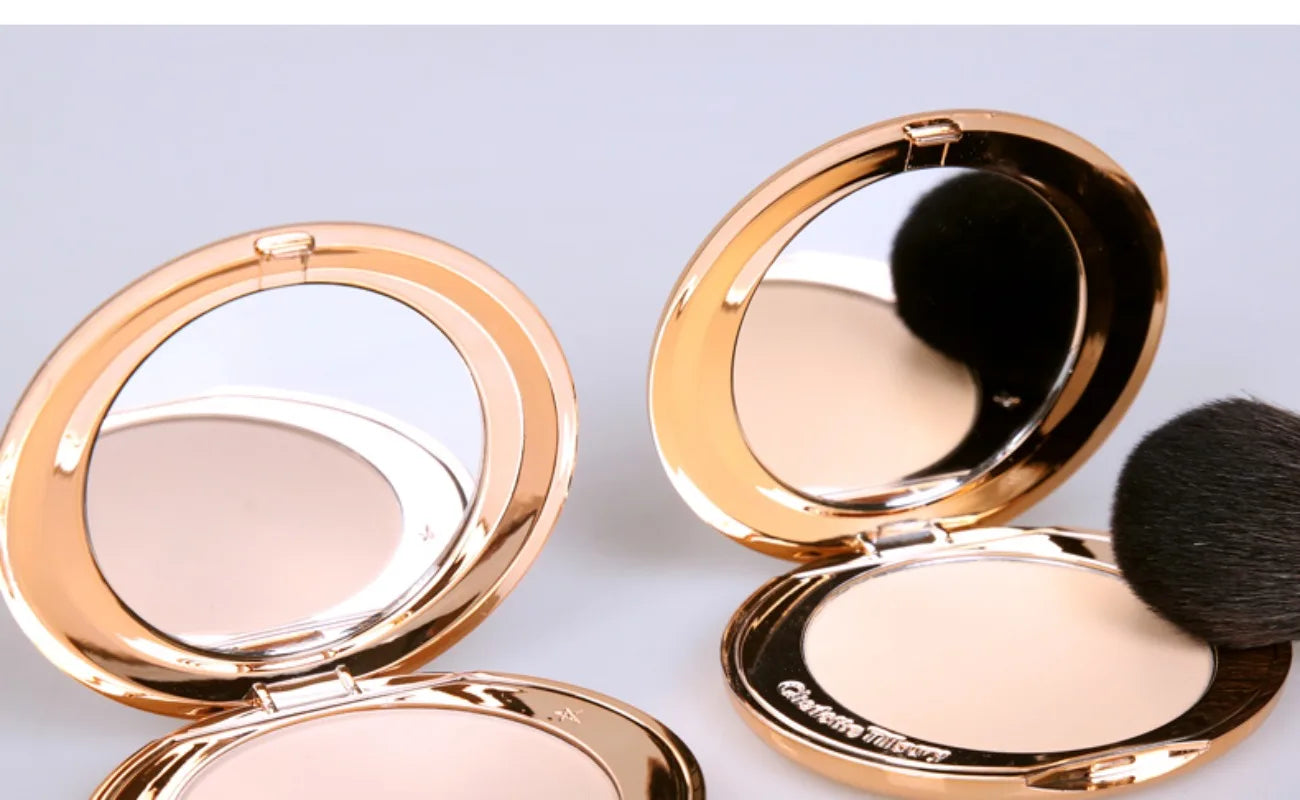 Charlotte Tilbury Set Pressed Powder Oil Control Matte High Gloss Face Repair Honey Powder Celebrity Same Brand Makeup Products
