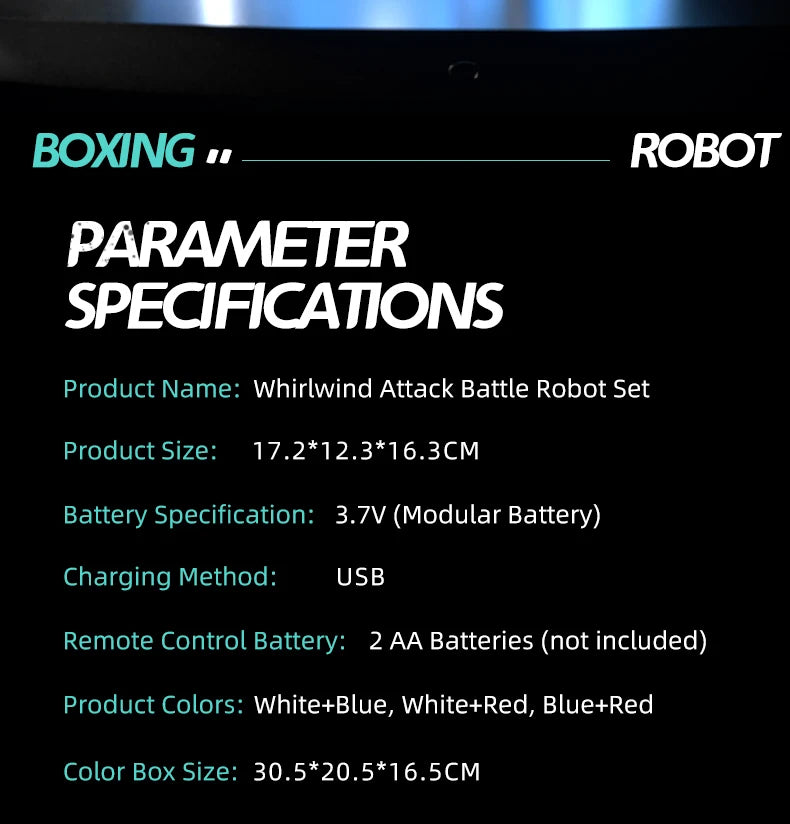 JJRC R30 parent-child interactive remote control football fighting robot double boxing remote control boy DIY children's toy