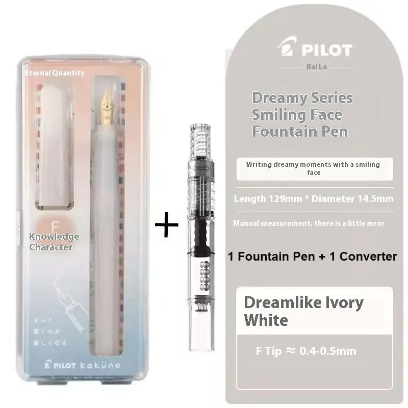 PILOT kakuno Fountain Pen,Multi-Colors Dreamy/Smile Family Series 0.4~0.7mm Nib Writing Calligraphy Pen Perfect Gift For Student