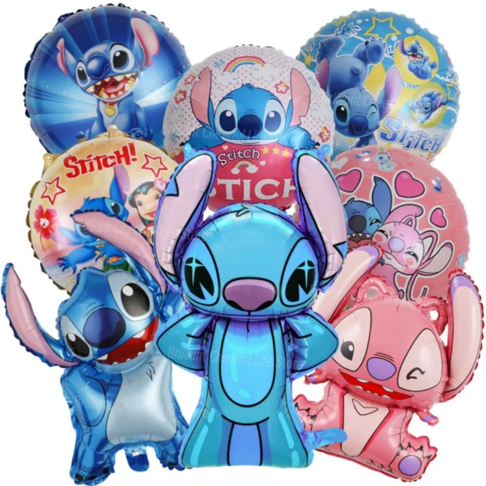 Stitch Birthday Decoration Lilo and Stitch Theme Tablecloth Paper Cup Plate Balloons Baby Shower Supplies Kids Favor
