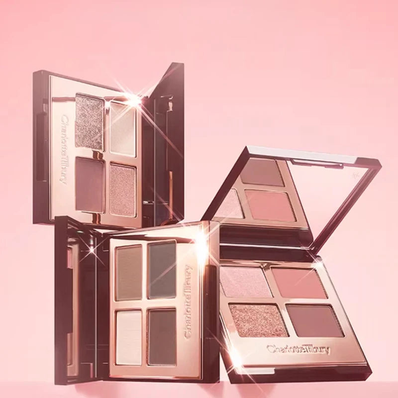 Charlotte Tilbury CT Makeup Sets Highlighters Lip Blam 4 Color Eyeshadow Palette Lip Gloss Lip Blam Set Pillow Talk Long Lasting
