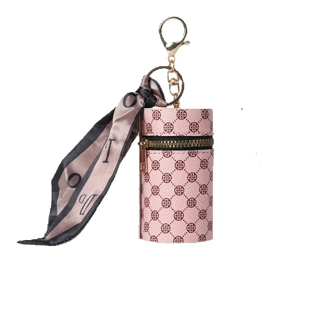 High-end luxury coin purse pendants, earphone cases, lipstick mini keychain bags, retro bucket mouth red envelopes, and simple p