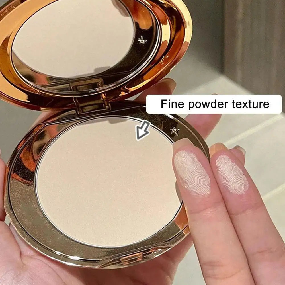 Portable Setting Powder Flawless Powder Natural Makeup Long-lasting Oil Control Waterproof Skin Brightening Concealer for Woman