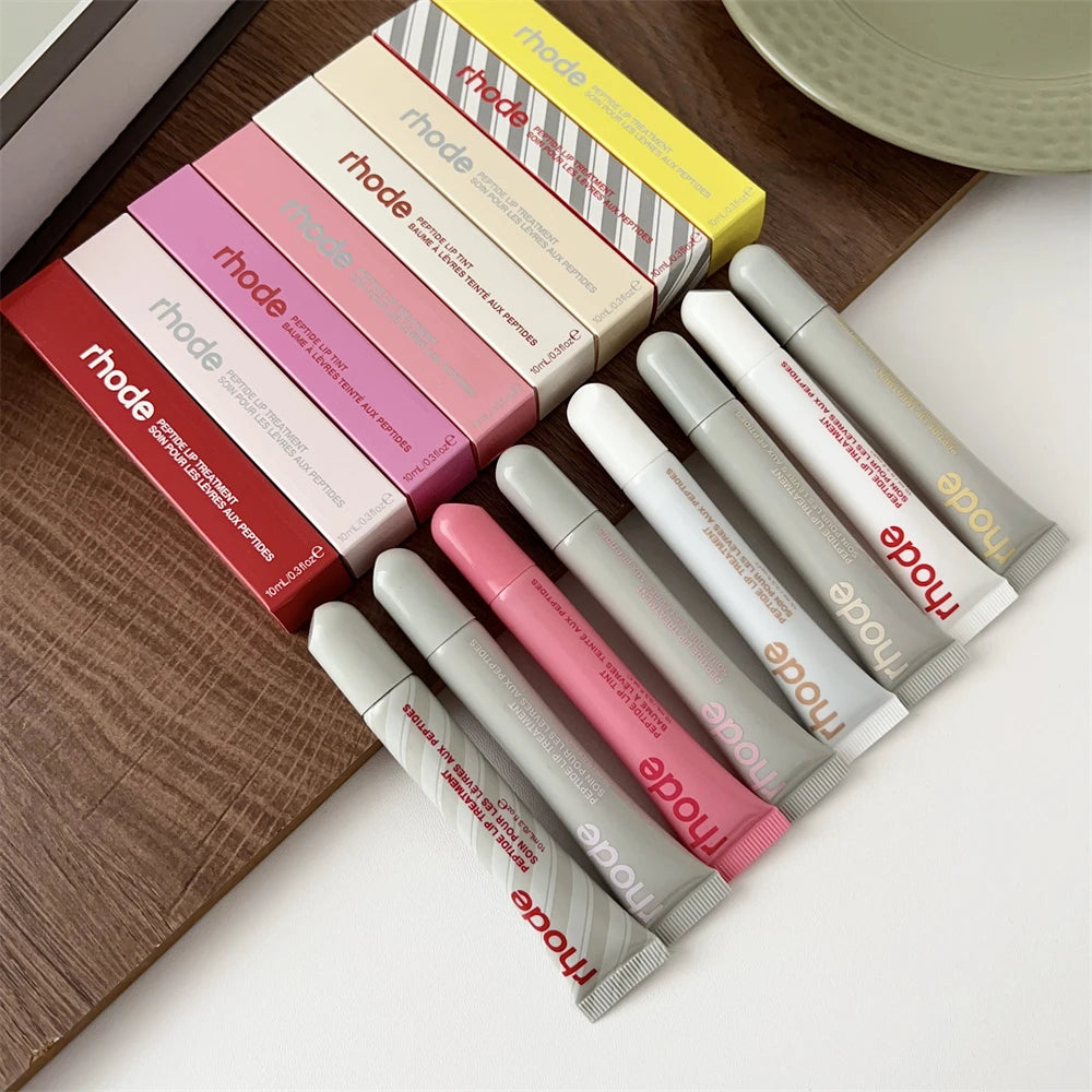Rhode Summer Lip Moisturizer Lip Balm Smoothing Lipstick Lines Lasting Nourishing Liquid Lipstick Lemontini Toast LipGloss Glaze