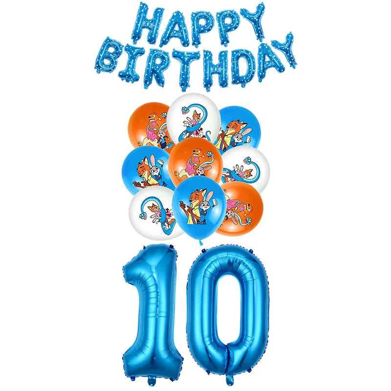 Disney Zootopia Birthday Party Decorations