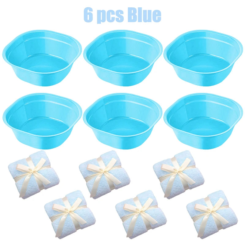 Kids Foot Spa Kit for Girls Pedicure Spa Party Favors for Kids Birthday Foot Tub Washbasin Salon Towels Sleepover Sleeping Party