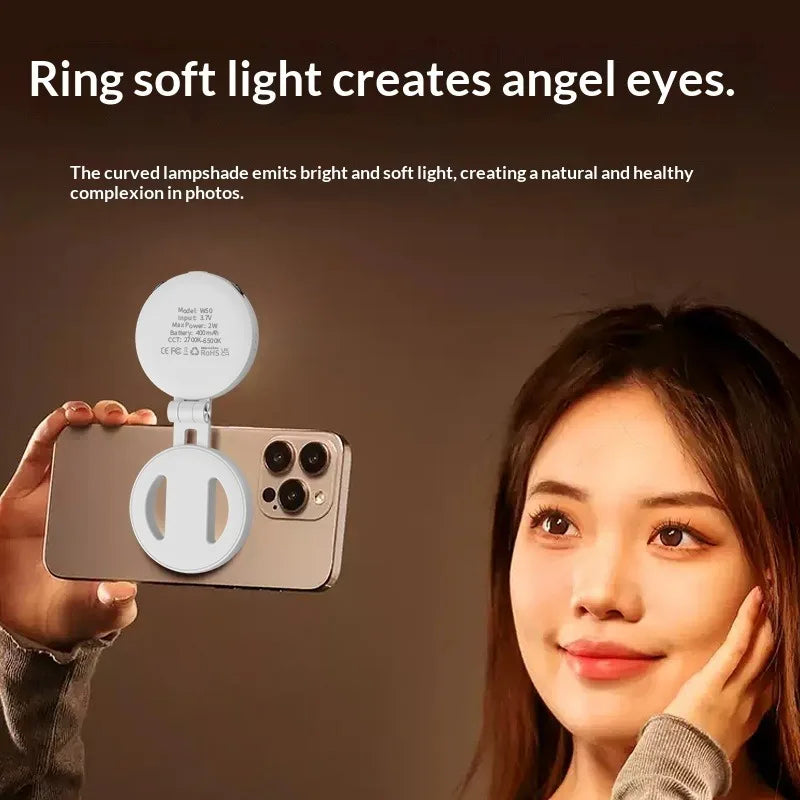 Mobile Phone Tablet Magnetic Fill Light, Portable Handheld Lighting