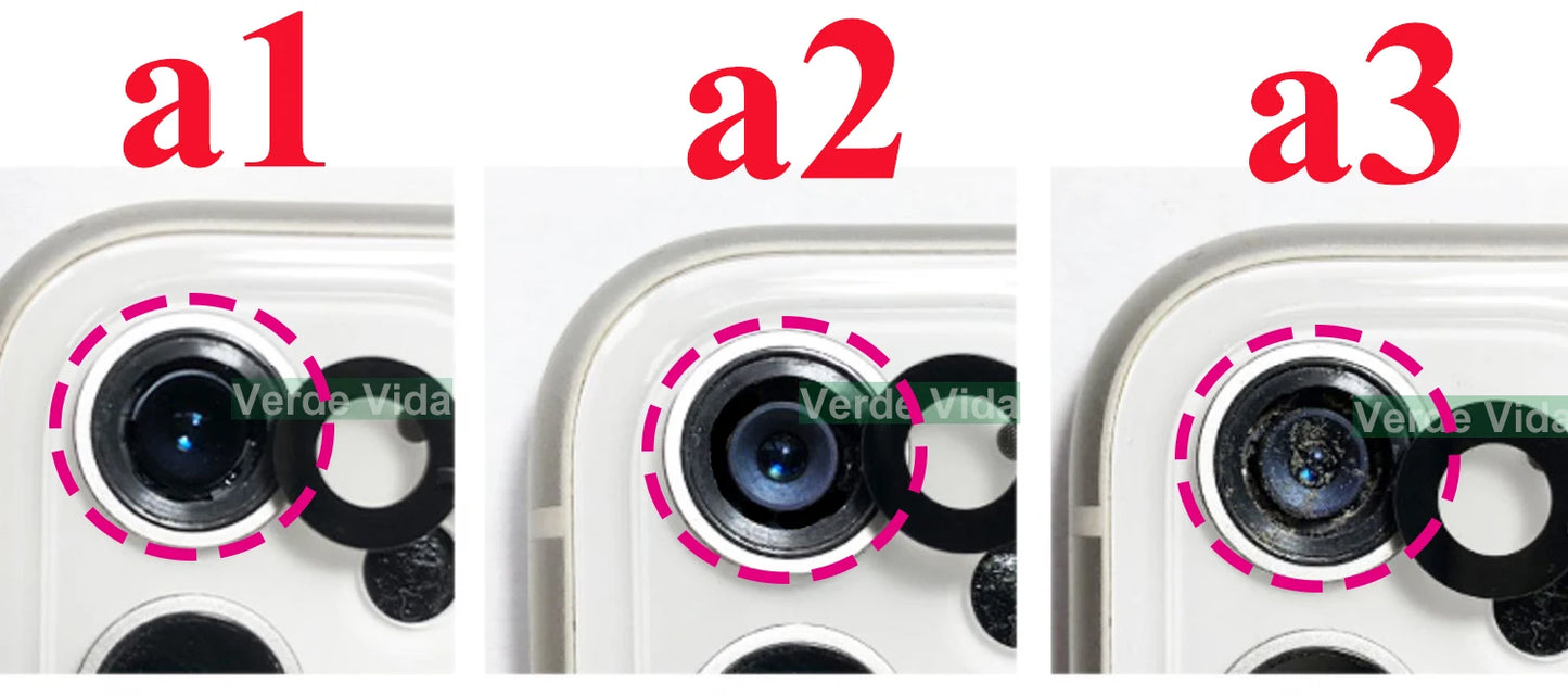Original Back Camera Glass Replacement for iPhone 16 15 14 Pro Max 12 13 Mini 15 Plus Broken Camera Lens Repair Kits