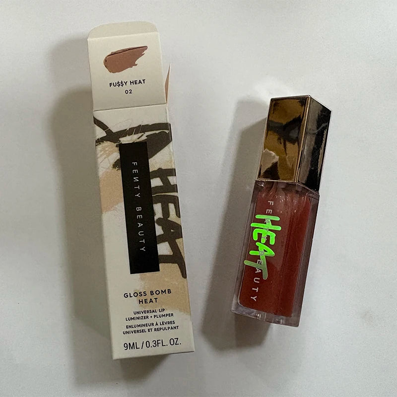 Fashion Fenty Beauty Lip Glaze Moisten Shine Glitter Lip Plumper Makeup For Beginner Liquid Lipstick Female Makeup Cosmetics