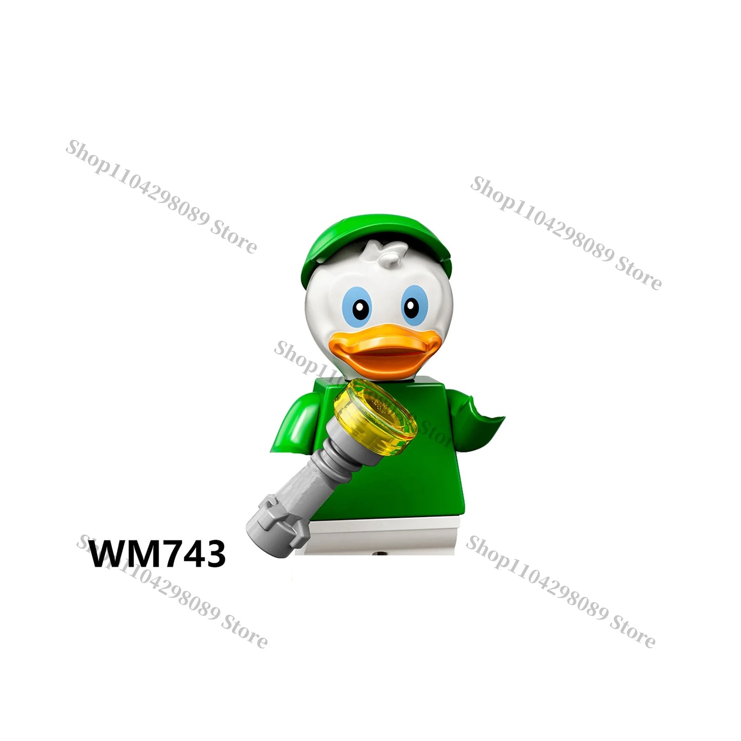 Disney building block anime cartoon characters Chip Dale Woody Donald Duck Mario mini Assembly brick figurines birthday gifts