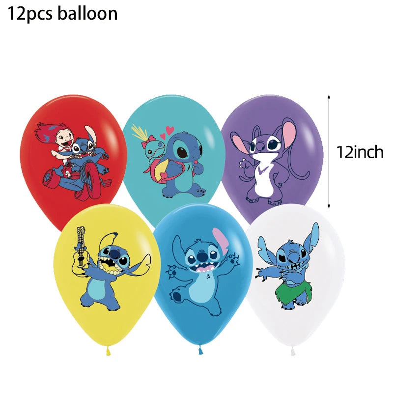 Disney Stilt themed party disposable cutlery paper cup paper plate table bra flag children's birthday party decoration set