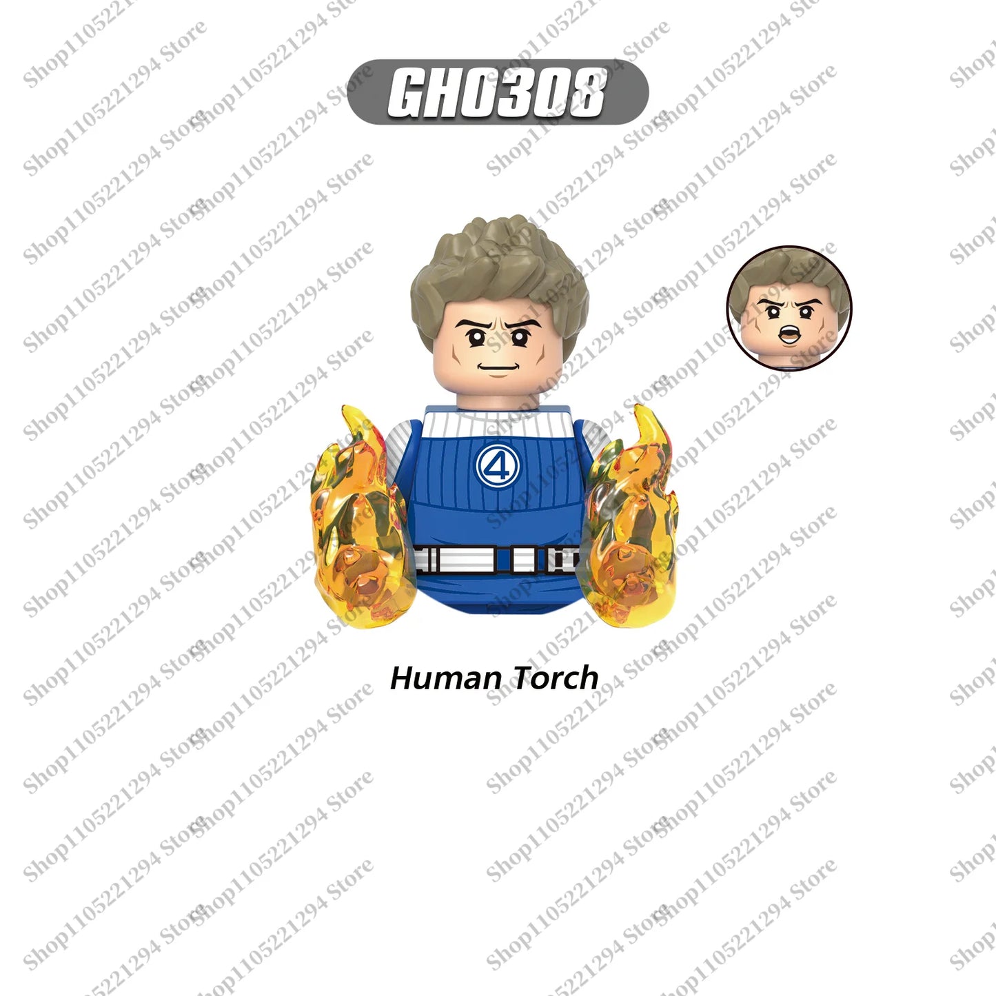 Marvelbuilding blocks toy  MINI brick toys Ant-man Spider-Man Fantastic Four educational human-shaped DIY toys holiday gifts