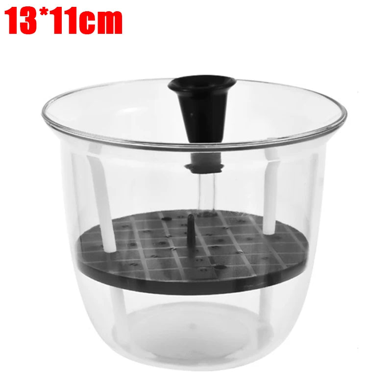 Plastic Plant Pots Self Watering Planter Indoor Flower Seed Nursery Pots for Orchid Violet Automatic Water Absorbing Garden Pot