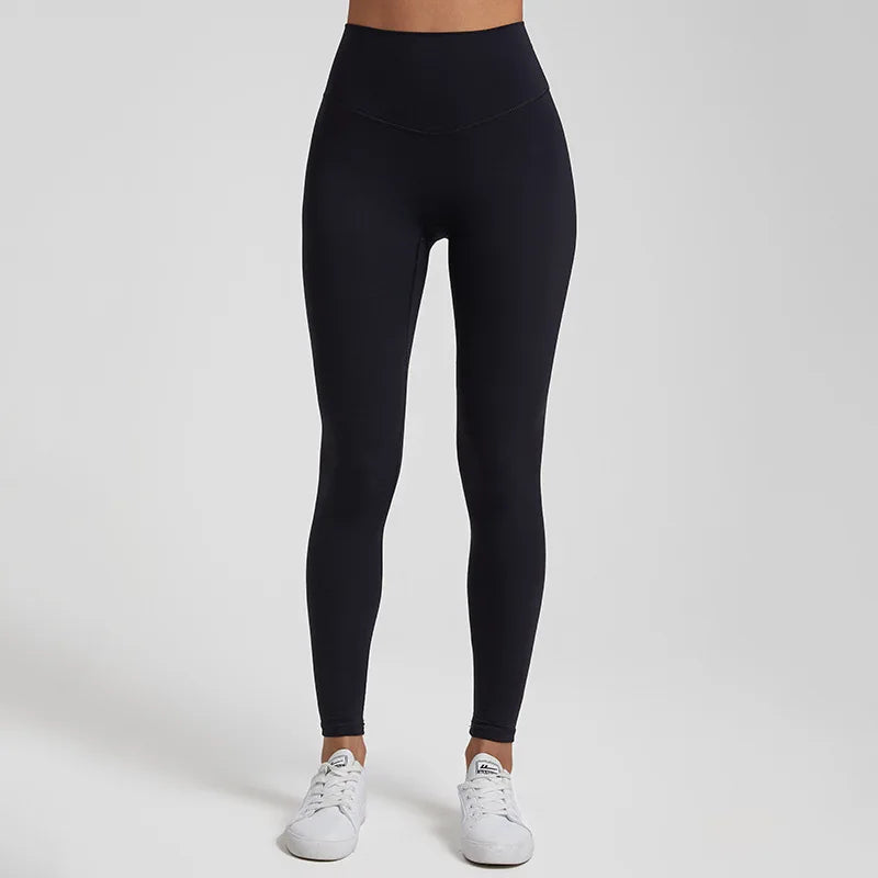 Solid Color Gym Yoga legging Set Soft Tight Women High Strength Fitness Bra With Sports Pant sportswear Proof of Squatting Proof