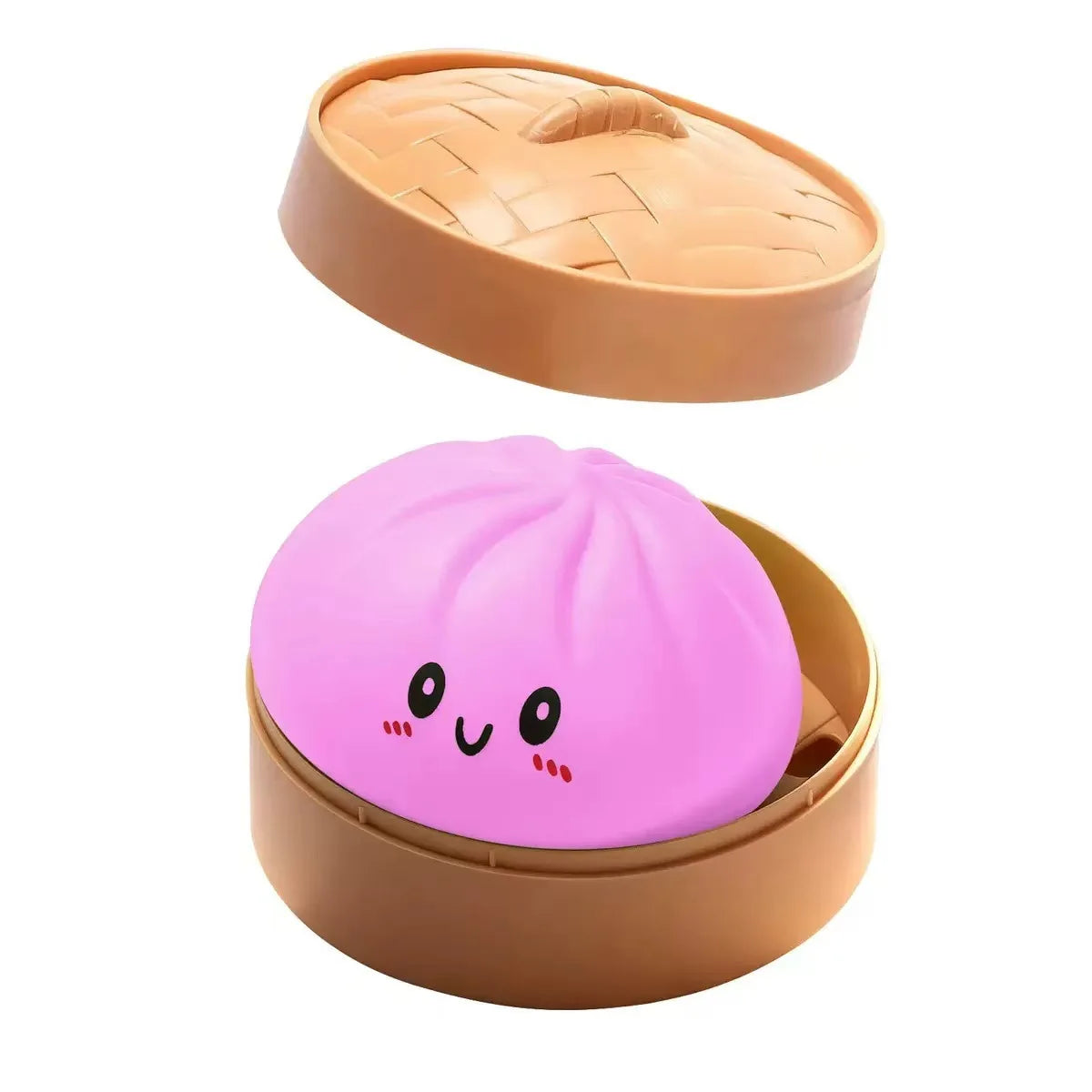 Realistic steamed bun Squeeze Sensory Toy Soft Stress Relief Decompression Toy for Home Office Desktop Decoration and Gift