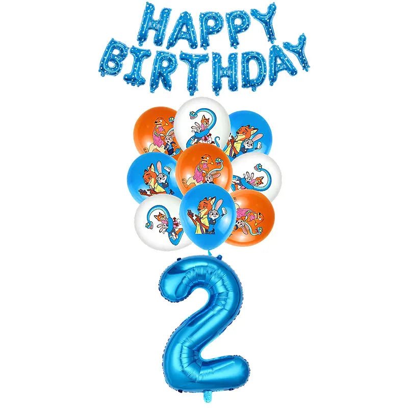 Disney Zootopia Birthday Party Decorations