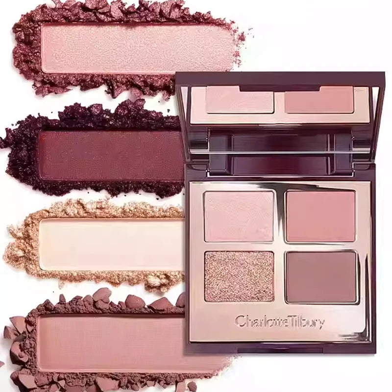 Charlotte Tilbury CT Makeup Sets Highlighters Lip Blam 4 Color Eyeshadow Palette Lip Gloss Lip Blam Set Pillow Talk Long Lasting