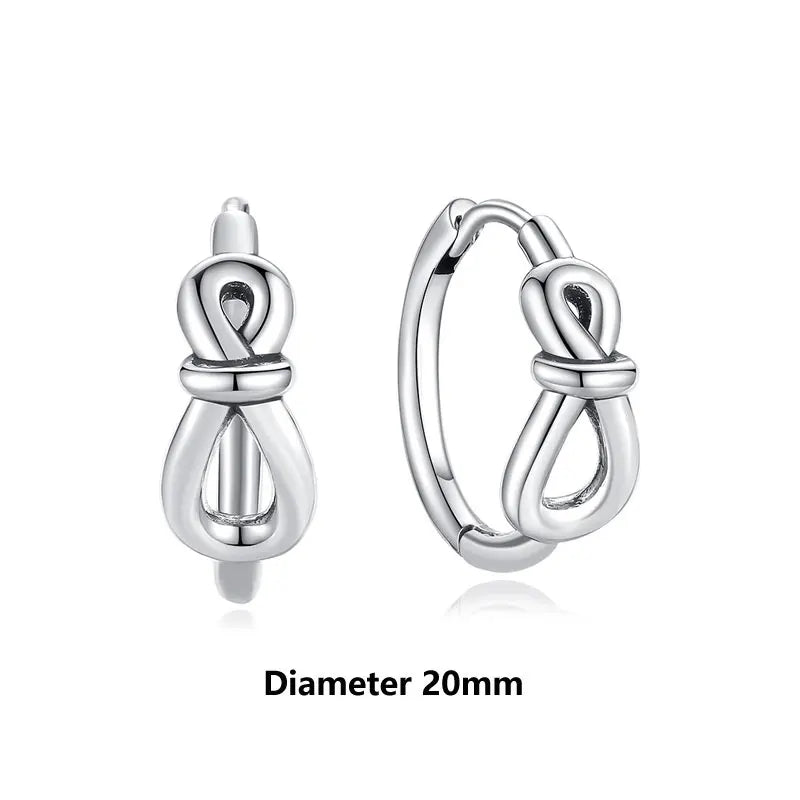 New 2025 Original 925 Sterling Silver Earrings For Women Piercing Hoop Love Heart Earings Rose Gold Wedding Gift Luxury Jewelry