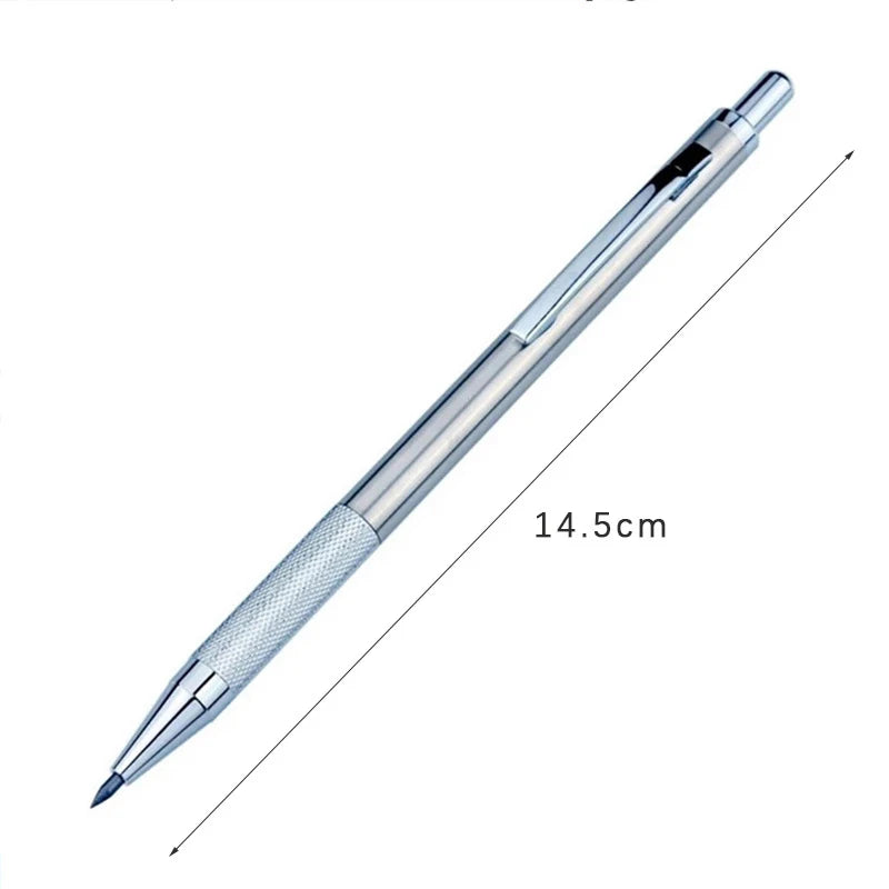 Professional Metal Mechanical Pencil for Sketching 0.3/0.5/0.7/0.9/1.3/2.0/3.0mm