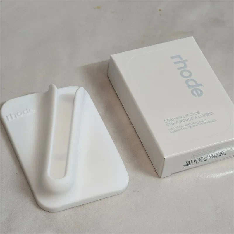 Rhode Magnetic SNAP-ON LIP CASE Phone Case with Box for IPhone 15 16 14 13 12 11 Pro Max 17 Air Lip Gloss Holder Soft Silicone