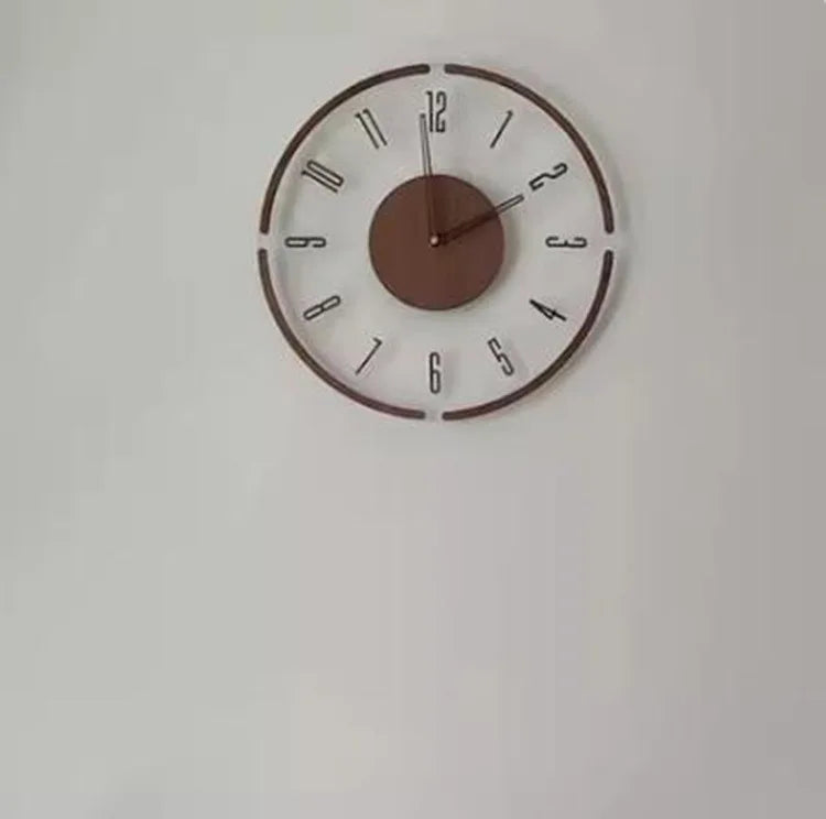 Modern Transparent Floating Digital Wall Clock Decoration Special Material Disk Battery Powered Home Decorative Wall Clock