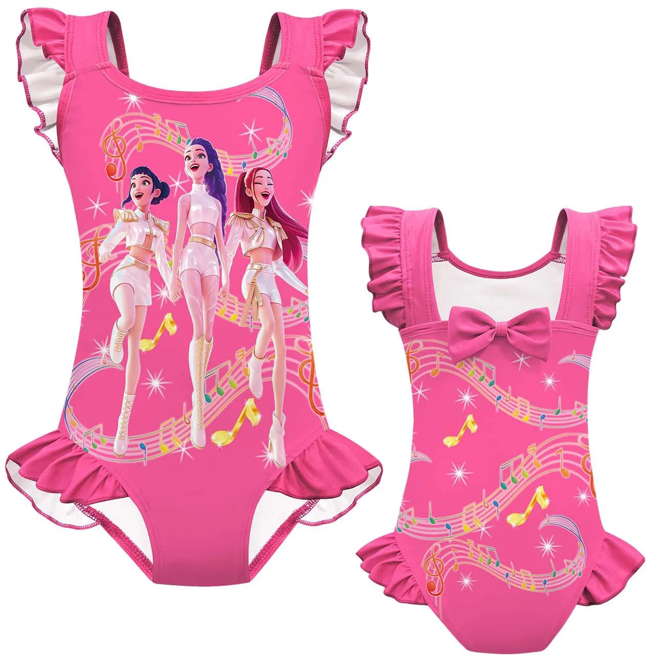 Kids Kpop Bathing Suits Girls, Kpop Little Girls Swimsuit,Girls Bathing Suit,Toddler Girl Swimsuit,Girls One Piece Swimsuits