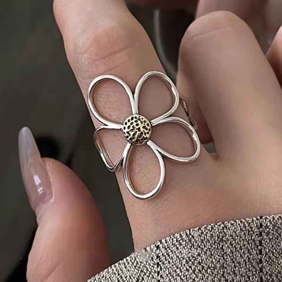 VENTFILLE 925 Sterling Silver Irregular Ring for Women Geometry Versatile Minimalism  Accessories Jewelry Gift Dropshipping