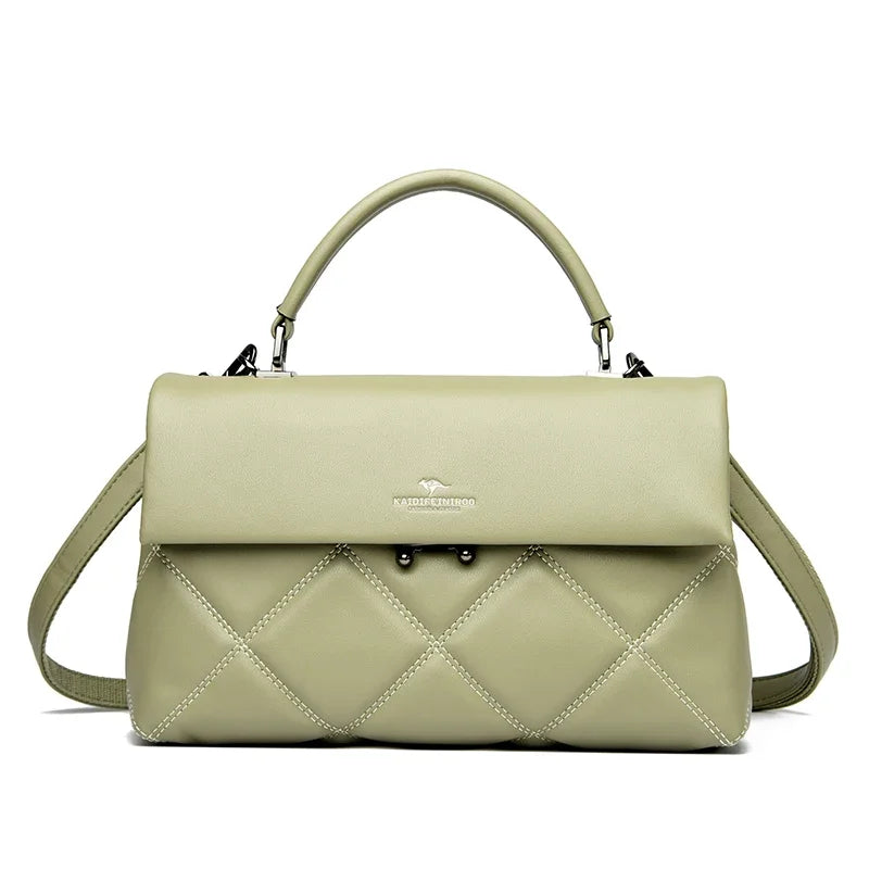 Women's Bag New Trend Korean Handbags Designer Luxury Brand Ladies Shoulder Bags Soft Leather Fashion Versatile Crossbody Bags